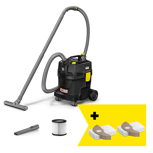 Пилосос Karcher Go!FurtherNT 22/1 Ap L Re!Plast + фільтр-мішки 10 шт. (1.378-627.0)