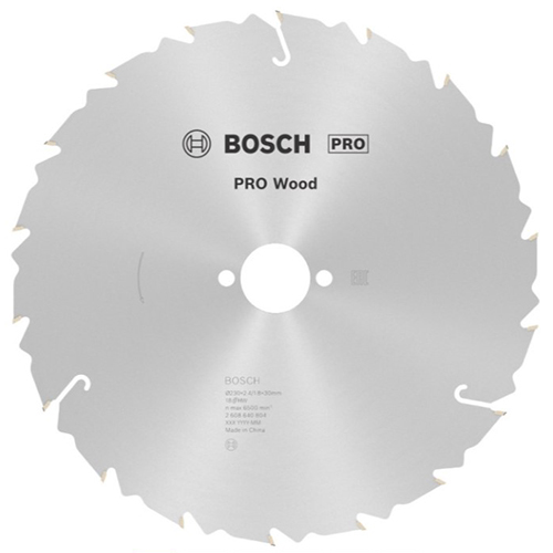 Диск пиляльний по дереву Bosch PRO Wood 230х1,8x30мм (2608640804)