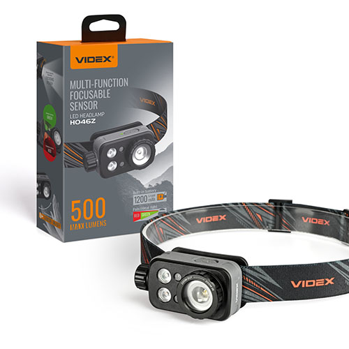 Фонарь налобный аккумуляторный VIDEX 5,0В (VLF-H046Z)