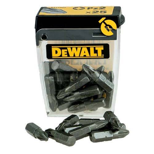 Біта Pozidriv DeWalt 1/4" PZ2 25 шт (DT71521)