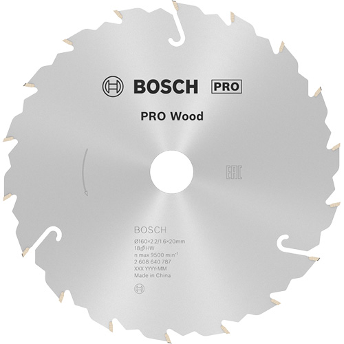 Диск пильный по дереву Bosch PRO Wood 165x30 мм (2608640789)