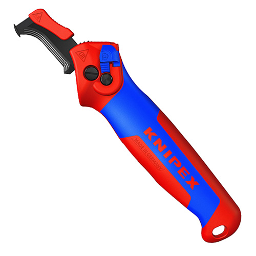 Ніж для зняття ізоляції двофункційний KNIPEX 146 мм (16 50 145 SB)