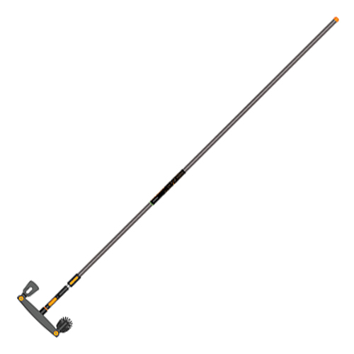 Щітка для очищення водостоку Fiskars OneClick + ручка телескопічна L (1080718)