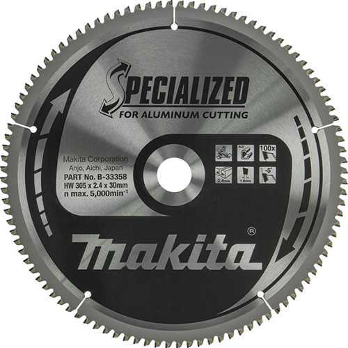 Диск пильный по алюминию Makita SPECIALIZED 305x30,0мм (B-33358)