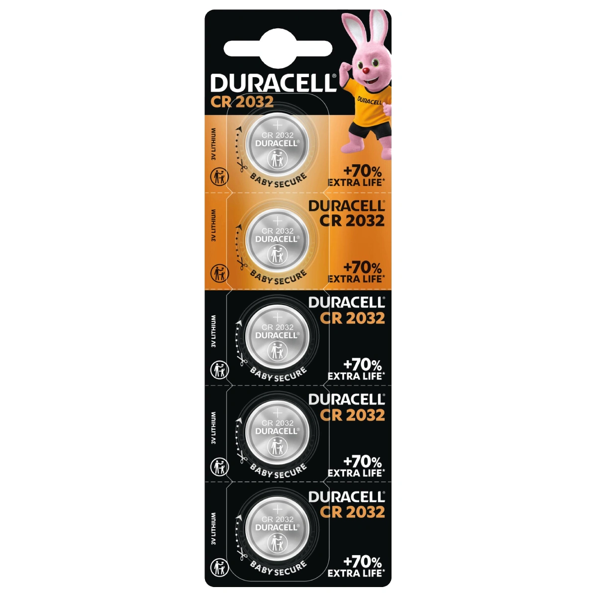 Батарейка DURACELL CR 2032 3V 5 шт. (138217)