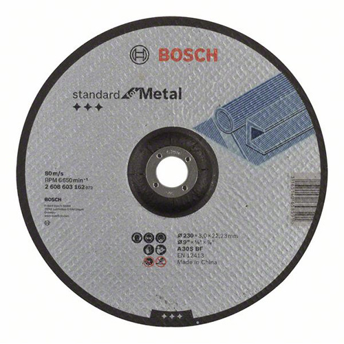 Круг отрезной по металлу Bosch PRO Metal 230x3,0x22,23 мм (2608603162)