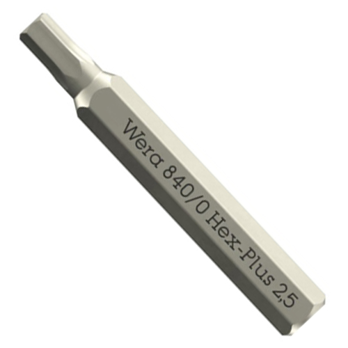 Біта Hex WERA 840/0 Micro 4 мм 2,5 мм 1 шт. (05058112001)
