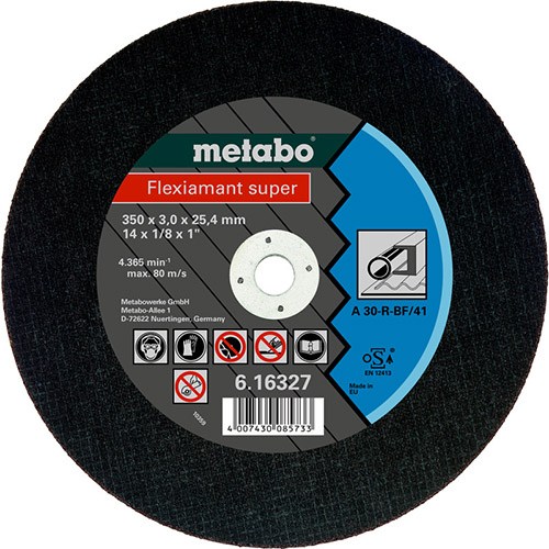 Круг відрізний по металу Metabo Flexiamant super A 30-R 350x3,0x25,4 мм (616327000)