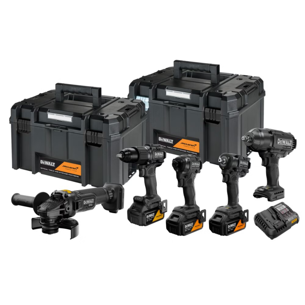 Набор инструментов аккумуляторных DeWalt McLaren F1 TEAM LIMITED EDITION (DCK5222MP3T)