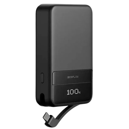 Пoвepбaнк EcoFLow RAPID Magnetic Power Bank 10000 Black 10000 mAh (EF-RAPID10000-B-EU)