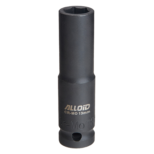 Головка торцевая 6-гранная ударная удлиненная Alloid Cr-Mo 1/2" 13 мм (GUG-51113)