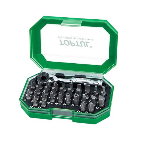 Набор бит с трещоткой Toptul 1/4" 35 ед. (GACW3503)