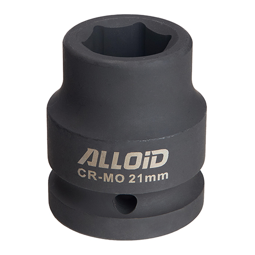 Головка торцевая 6-гранная ударная Alloid Cr-Mo 1/2" 21 мм (GU-50121)