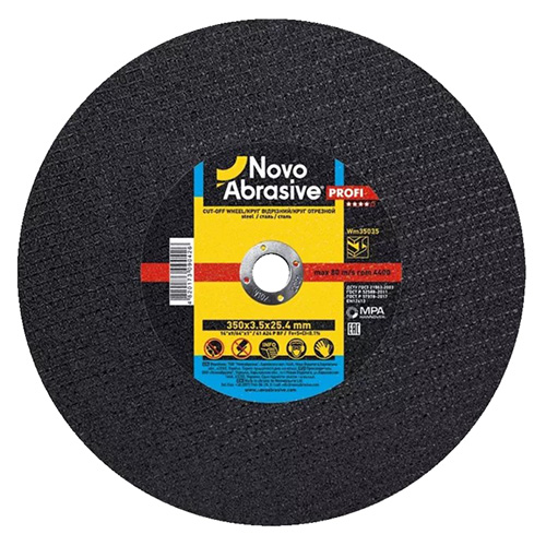 Круг відрізний по металу NOVOABRASIVE Profi 350x3,5x32,00 мм (WM35035/32)