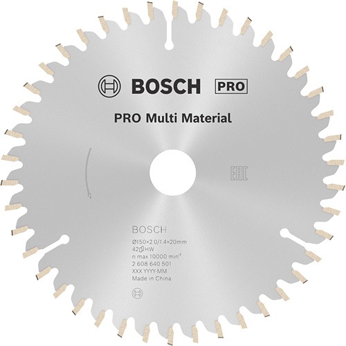Диск пиляльний універсальний Bosch Multi Material 150х20 мм (2608640501)