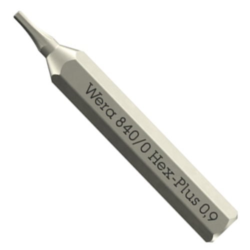 Біта Hex WERA 840/0 Micro 4 мм 0,9 мм 1 шт. (05058108001)