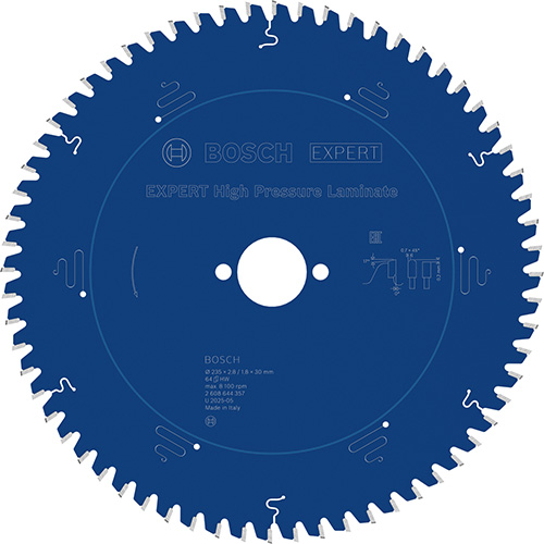 Диск пиляльний по ламінату Bosch Expert for High Pressure Laminate 235x1,8х30 мм (2608644357)