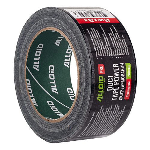 Скотч армований посилений Alloid Pro 48мм x 25м 1 шт. (RT-2004825)