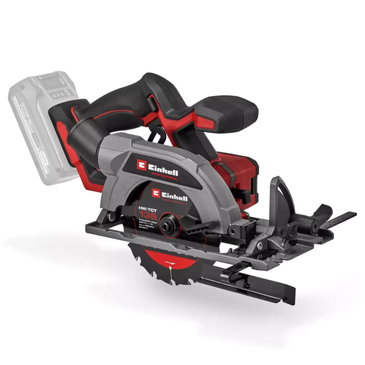 Пила дискова акумуляторна Einhell TP-CS 18/136-C Li BL - Solo (4331240) - без акумулятора та зарядного пристрою