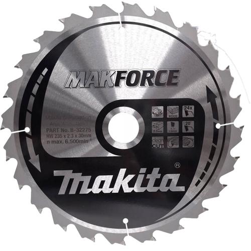 Диск пильный по дереву Makita MAKForce 235х1,8х30 мм (B-32275)