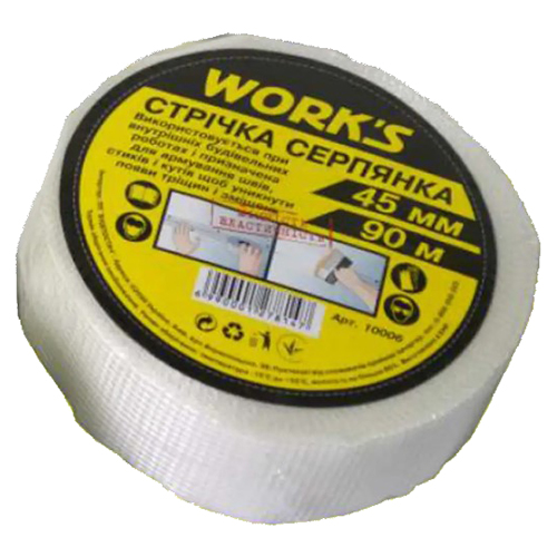 Лента-серпянка Work's 10006 45мм х 90м 1 шт. (127814)