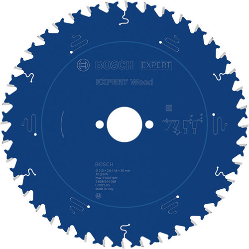 Диск пильный по дереву Bosch Expert for Wood 210x1,8х30 мм (2608644059)