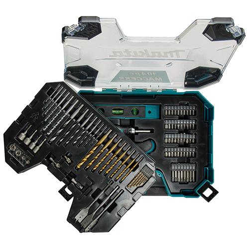 Набор сверл и бит Makita 104 шт. (E-22604)