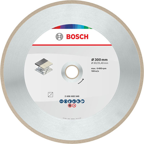 Диск алмазний суцільнийBosch Standard for Ceramic 300х2,0х30/25,40 мм 1 шт. (2608602540)