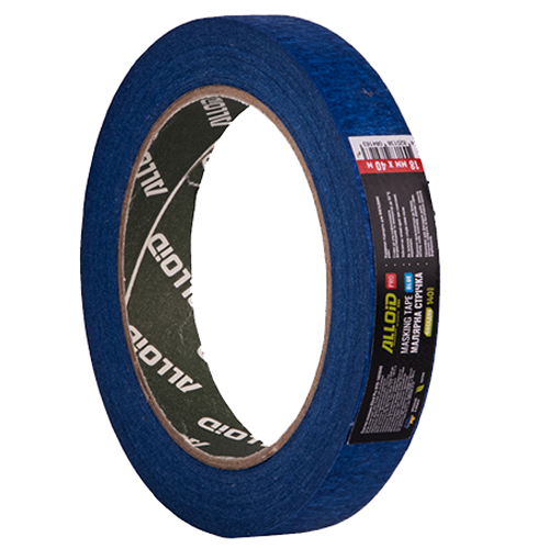 Стрічка малярна Alloid Pro 18 мм х 40 м синя (MTB-1401840)