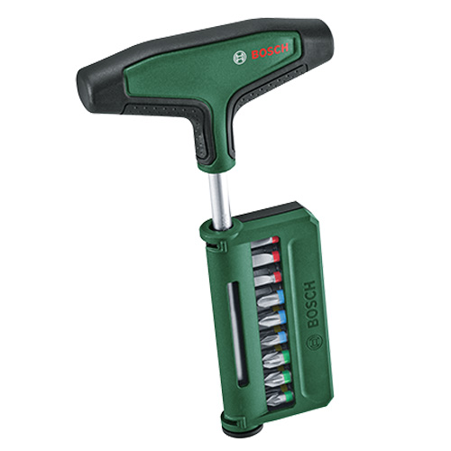 Отвертка Т-образная с набором бит Bosch Bit Screwdriver 19 шт. (1600A039J3)