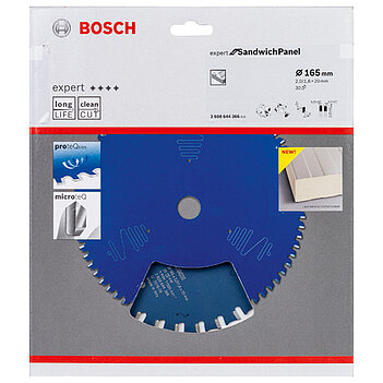 Диск пильный для сэндвич-панелей Bosch Expert for Sandwich Panel 165x20x1,6мм (2608644366)