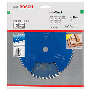 Диск пильный по дереву Bosch Expert for Wood 180x30х1,6мм (2608644034)