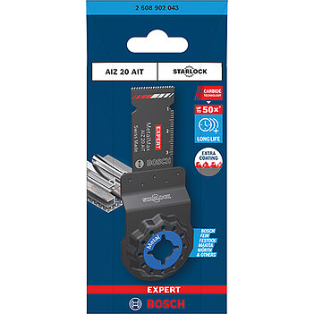 Полотно пиляльне занурювальне Bosch Starlock Metal AIZ20AIT 20x40мм (2608902043)
