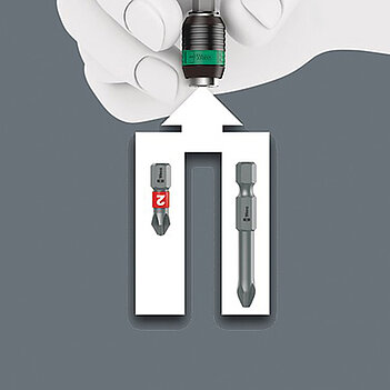 Набор бит WERA Bit-Safe 61 BiTorsion 1 1/4" 61 шт. (05057441001)