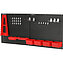 Панель для инструментов Yato 555x455 мм х 2 панели + 4 контейнера (YT-08980)