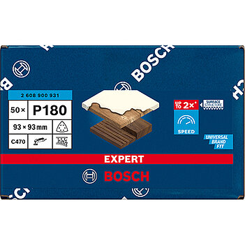 Шлифовальная бумага Bosch Expert C470 93х93 мм P180 50 шт. (2608900931)