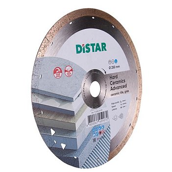 Диск алмазный сплошной Distar 1A1R Hard ceramics Advanced 250x25,4x1,5мм (11120349019) 