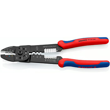 Кліщі для зняття ізоляції та обтиску клем KNIPEX 240 мм (97 32 240)