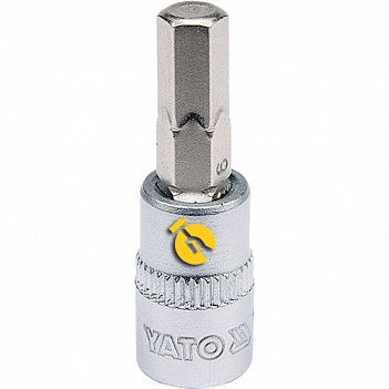 Головка торцевая с битой Hex Yato 1/4" 6 мм (YT-04373)