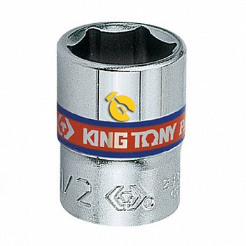 Головка торцевая 6-гранная King Tony 1/4" 1/4" (233508S)