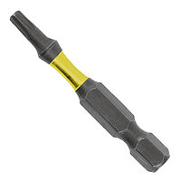 Бита ударная магнитная Tamper Torx Hoegert S2 1/4" TT35 2 шт. с отверстием (HT1S171)