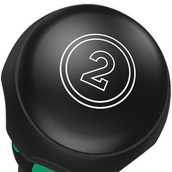 Отвертка крестовая WERA 1834 PZ2 х 100 мм японский тип (05007910001)
