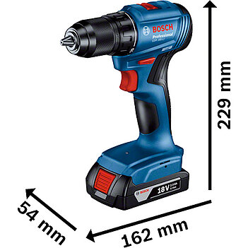 Акумуляторний дриль-шурупокрут Bosch GSR 185-LI (06019K3003) - без акумулятора та зарядного пристрою
