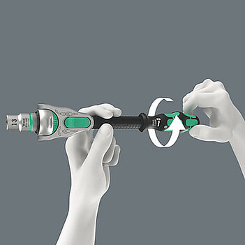Набор инструмента WERA Kraftform Kompakt Zyklop Speed 1/4" 26 ед. 6PT (05051045001)