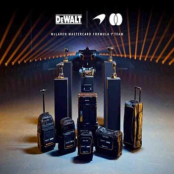 Угловая шлифмашина аккумуляторная DeWalt McLaren F1 Team (DCG45MP2T)