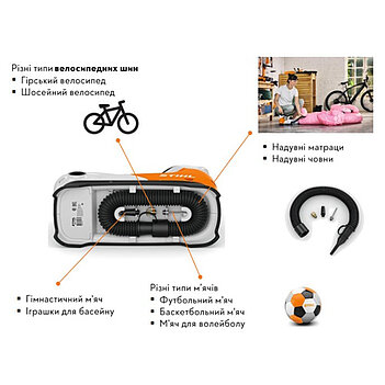 Компрессор автомобильный аккумуляторный Stihl KOA 20 Set (SA060118214) 