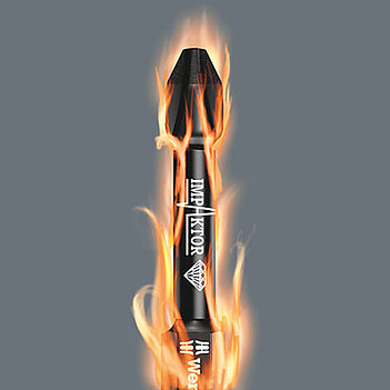 Бита ударная Hex WERA 840/1 IMP DC Impaktor 1/4" 6,0 мм 1 шт. (05057606001)