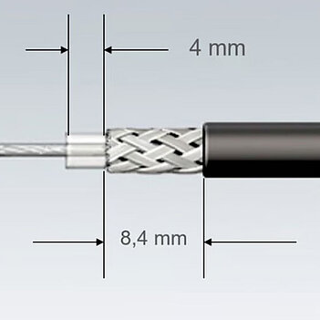 Инструмент для снятия изоляции KNIPEX 105 мм (16 60 05 SB)