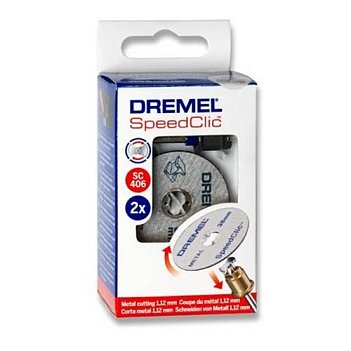 Диск отрезной по металлу Dremel 38 мм + держатель (2615S406JC)