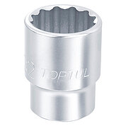 Головка торцевая 12-гранная Toptul 1/2" 32 мм (BAEB1632)